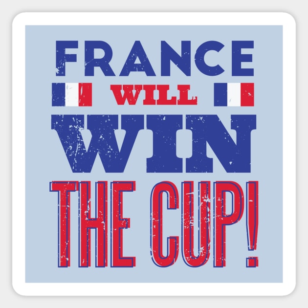 France Will Win the Cup Sticker by SLAG_Creative